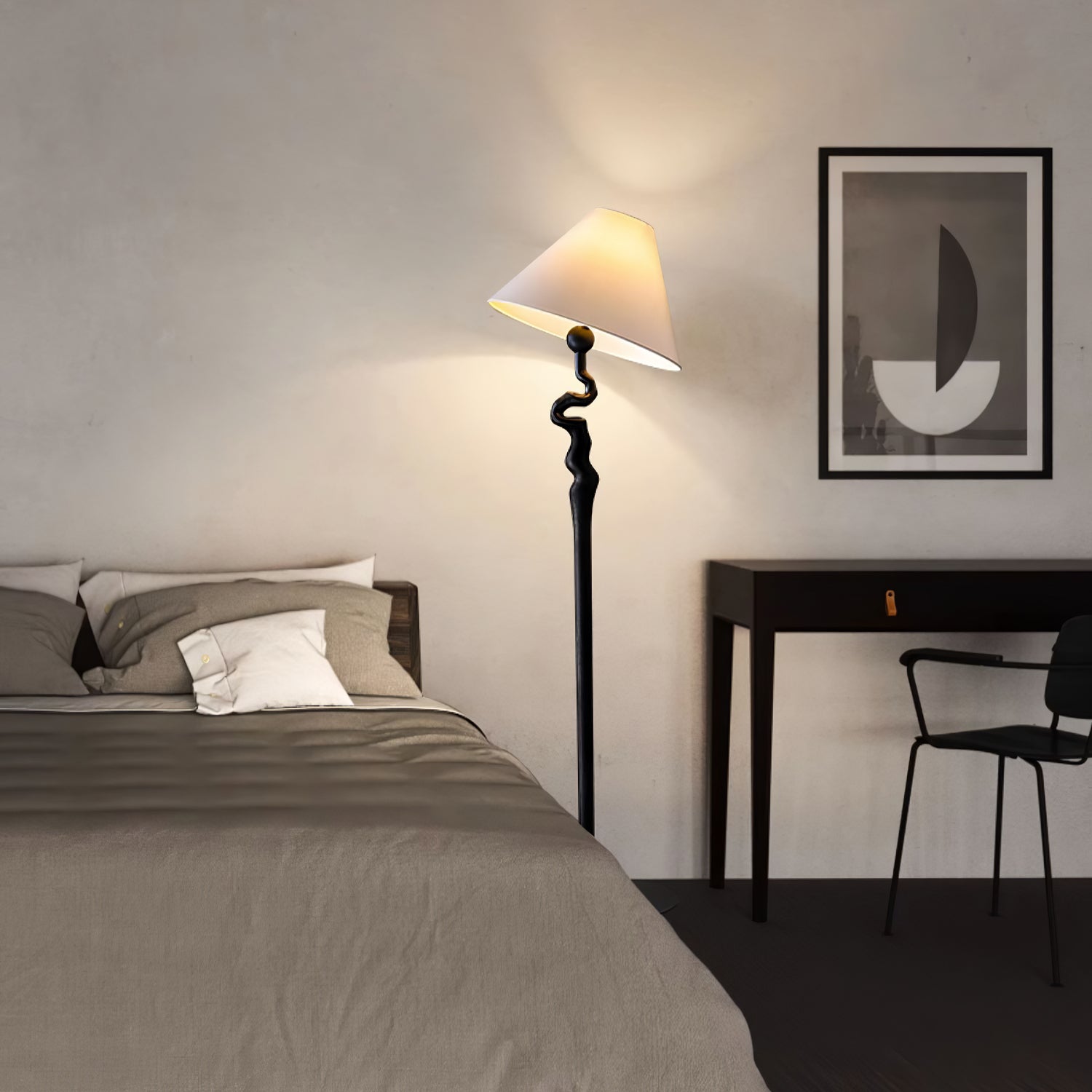 Serpentine Twist Floor Lamp - Cueteks