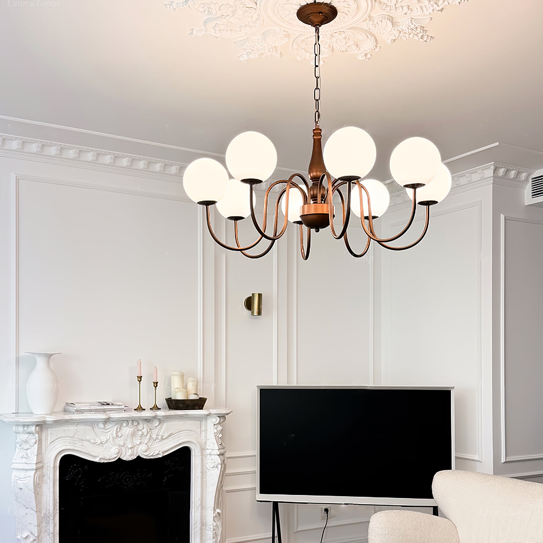 Grove Balls Chandelier - Cueteks