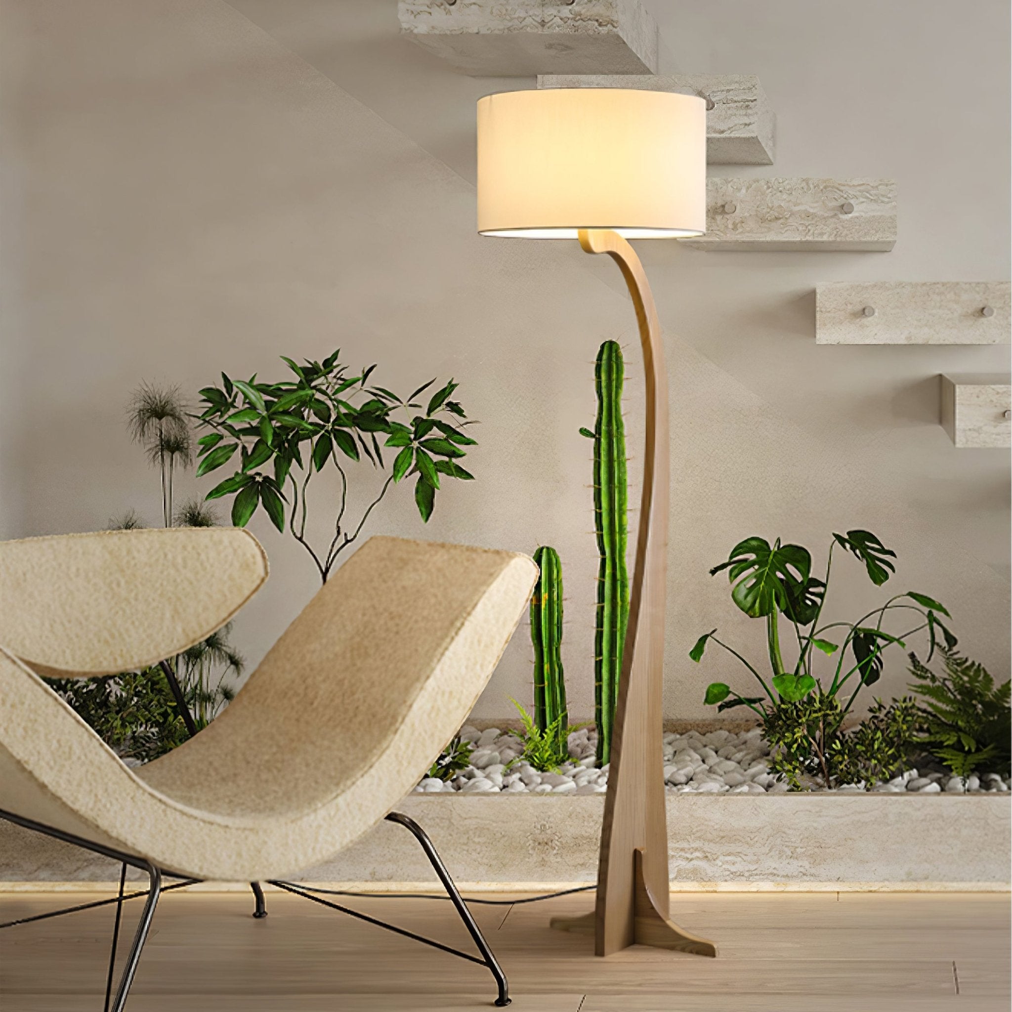 Bow Curve Floor Lamp - Cueteks