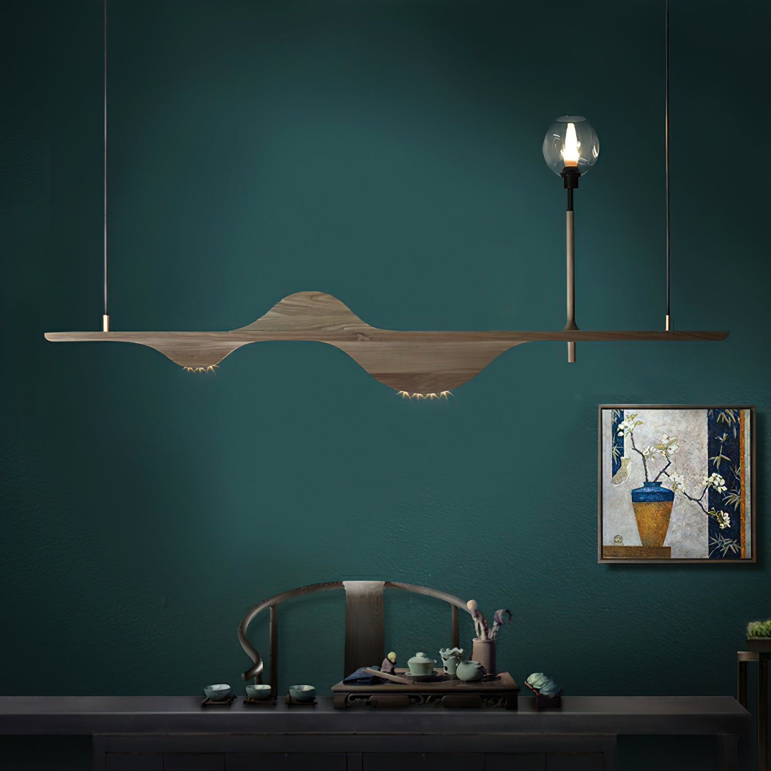 Tsunami Wave Chandelier - Cueteks