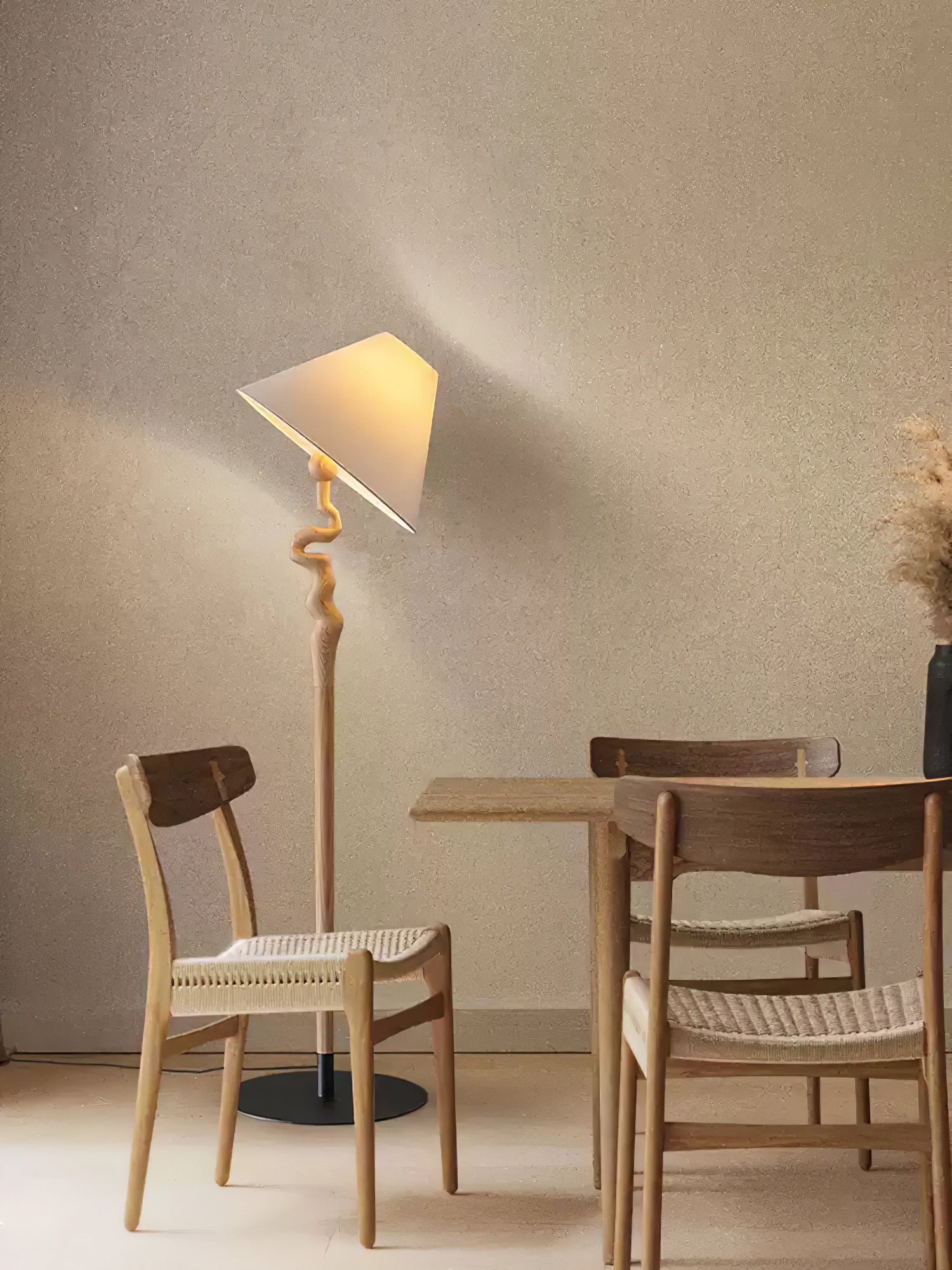 Serpentine Twist Floor Lamp - Cueteks