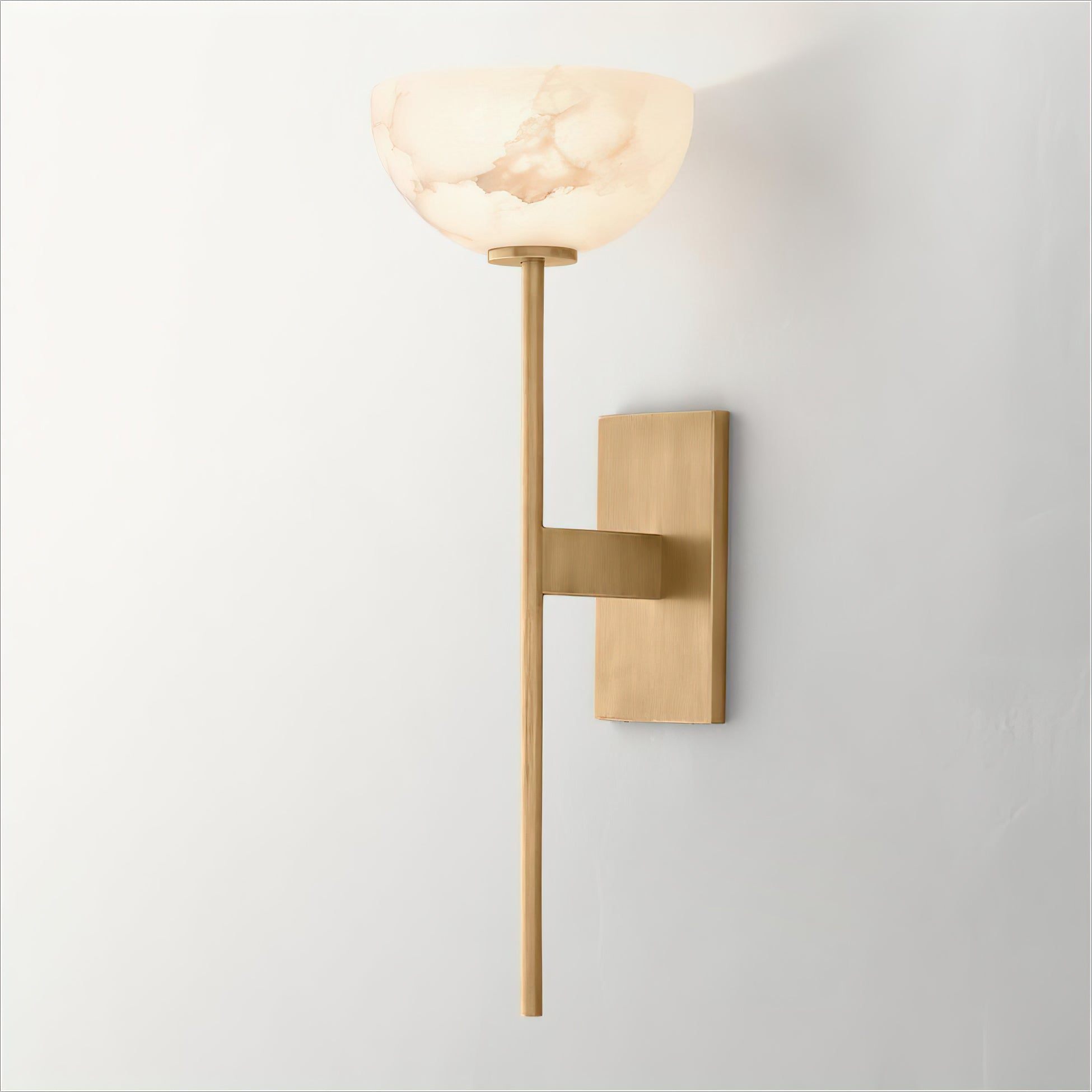 Alabaster Cup Wall Lamp - Cueteks