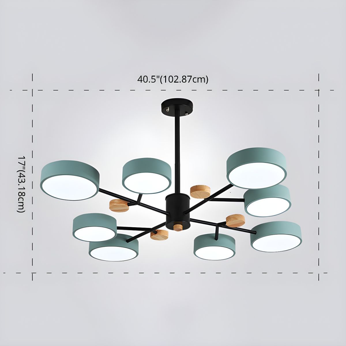 Contemporary Acrylic LED Hanging Pendant Light - Cueteks