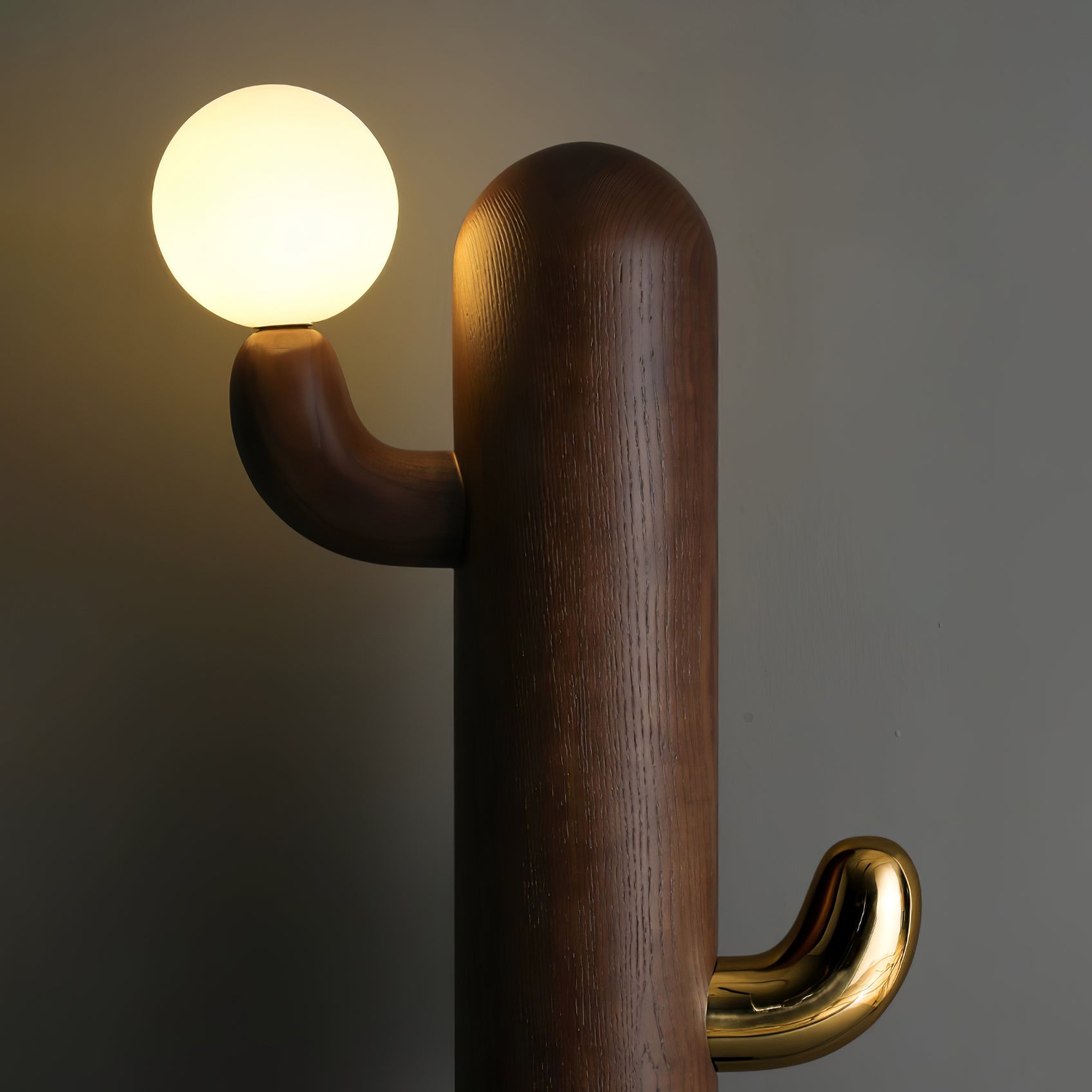 Cactus Wood Floor Lamp - Cueteks