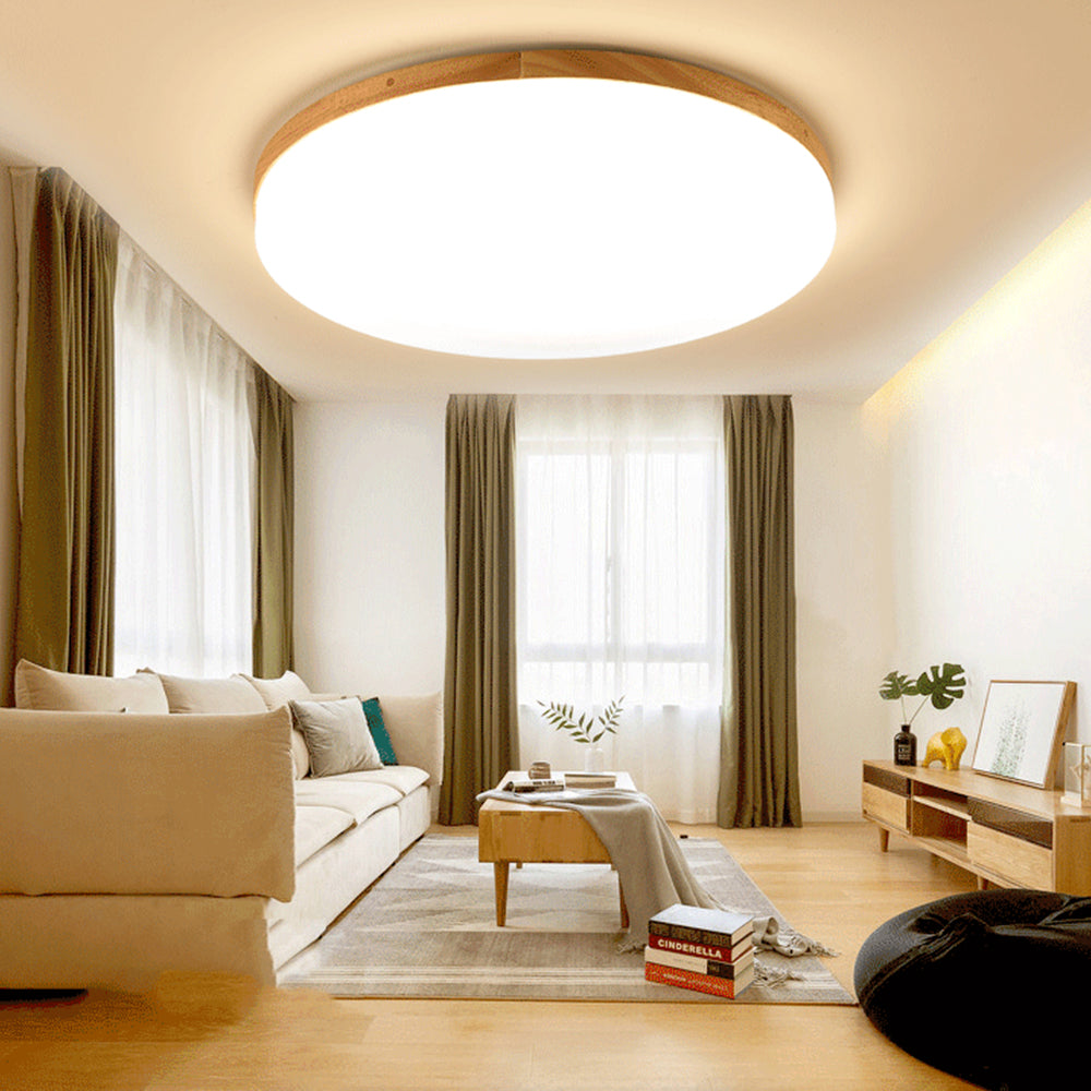 Simple Round Acrylic LED Ceiling Light - Cueteks