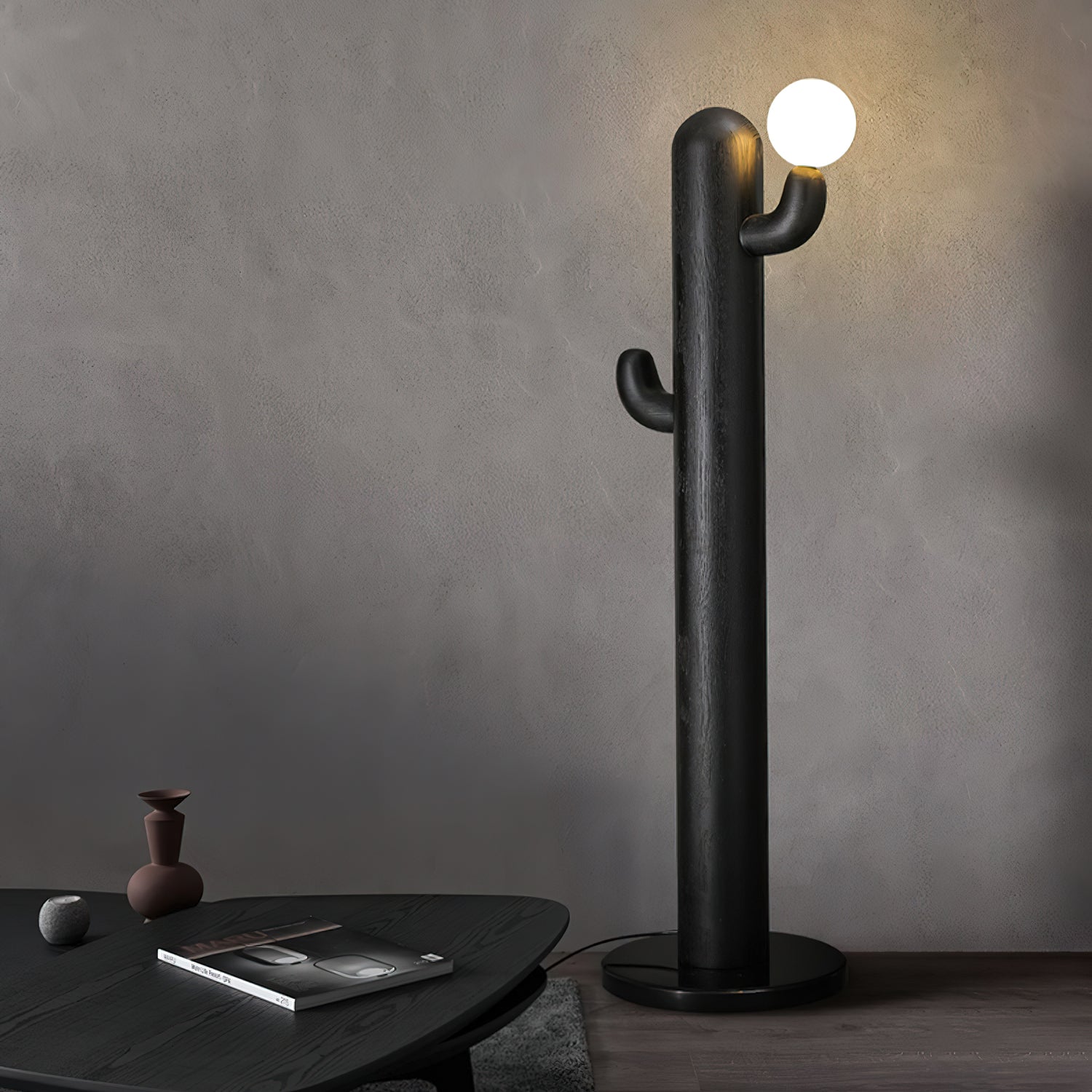 Cactus Wood Floor Lamp - Cueteks