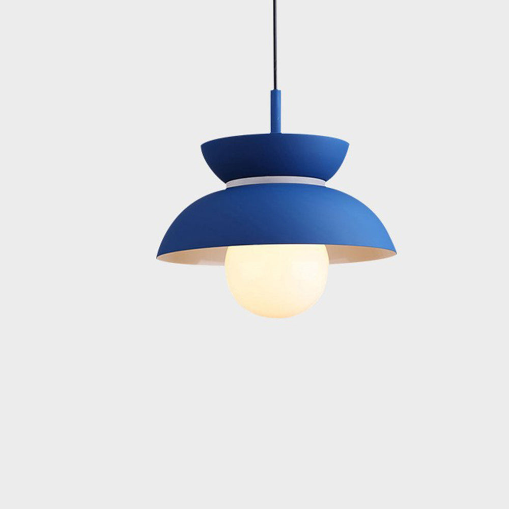 Macaroon Colorful Simple Round Pendant Light - Cueteks