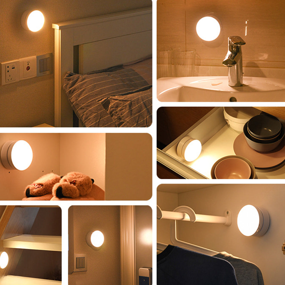 Mini Chargeable White LED Wall Light - Cueteks