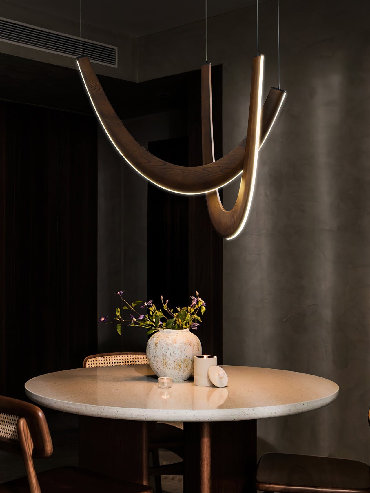 U Wooden Pendant Lamp - Cueteks