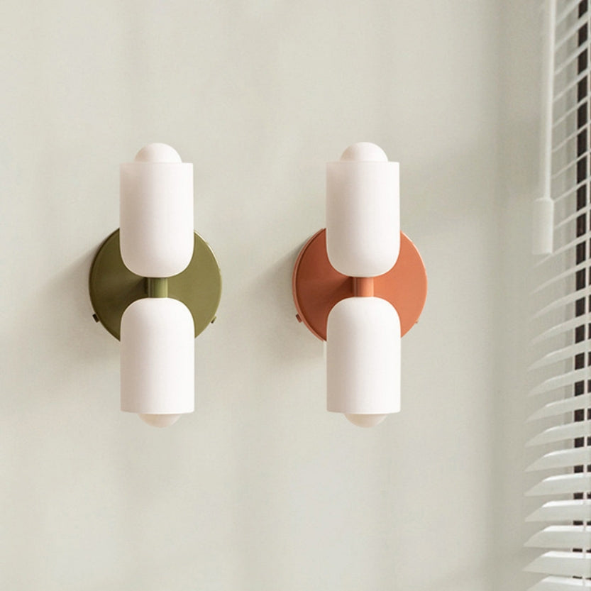 Creamy Double Head Plug-in Wall Light - Cueteks