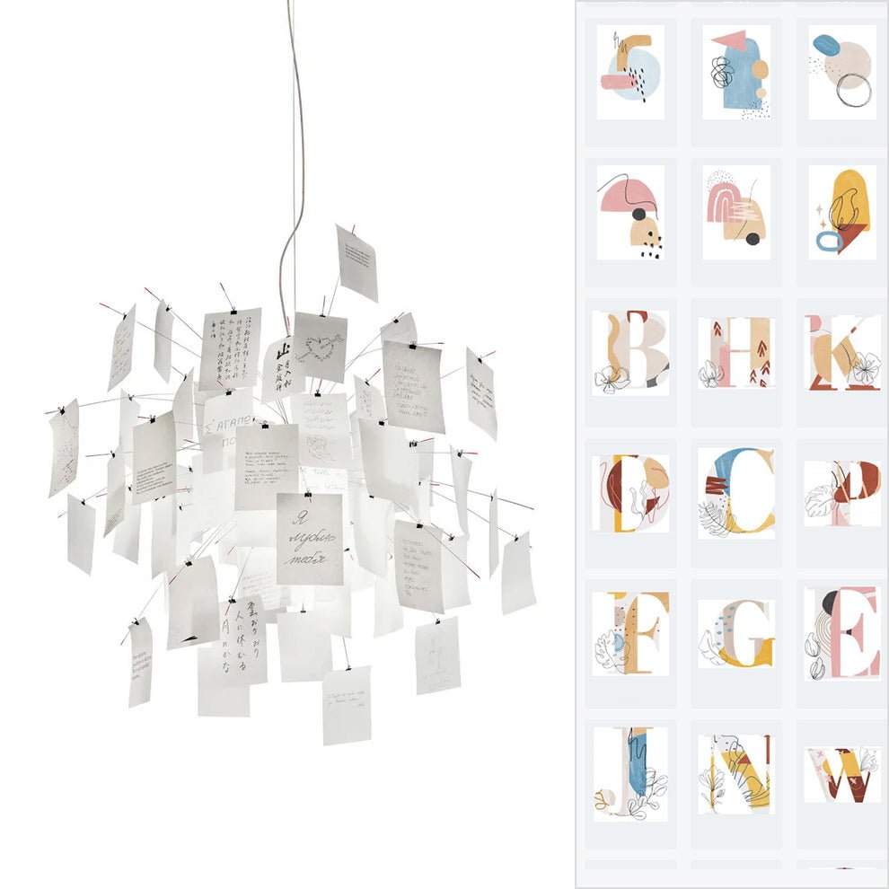 Paper Chandelier - Cueteks