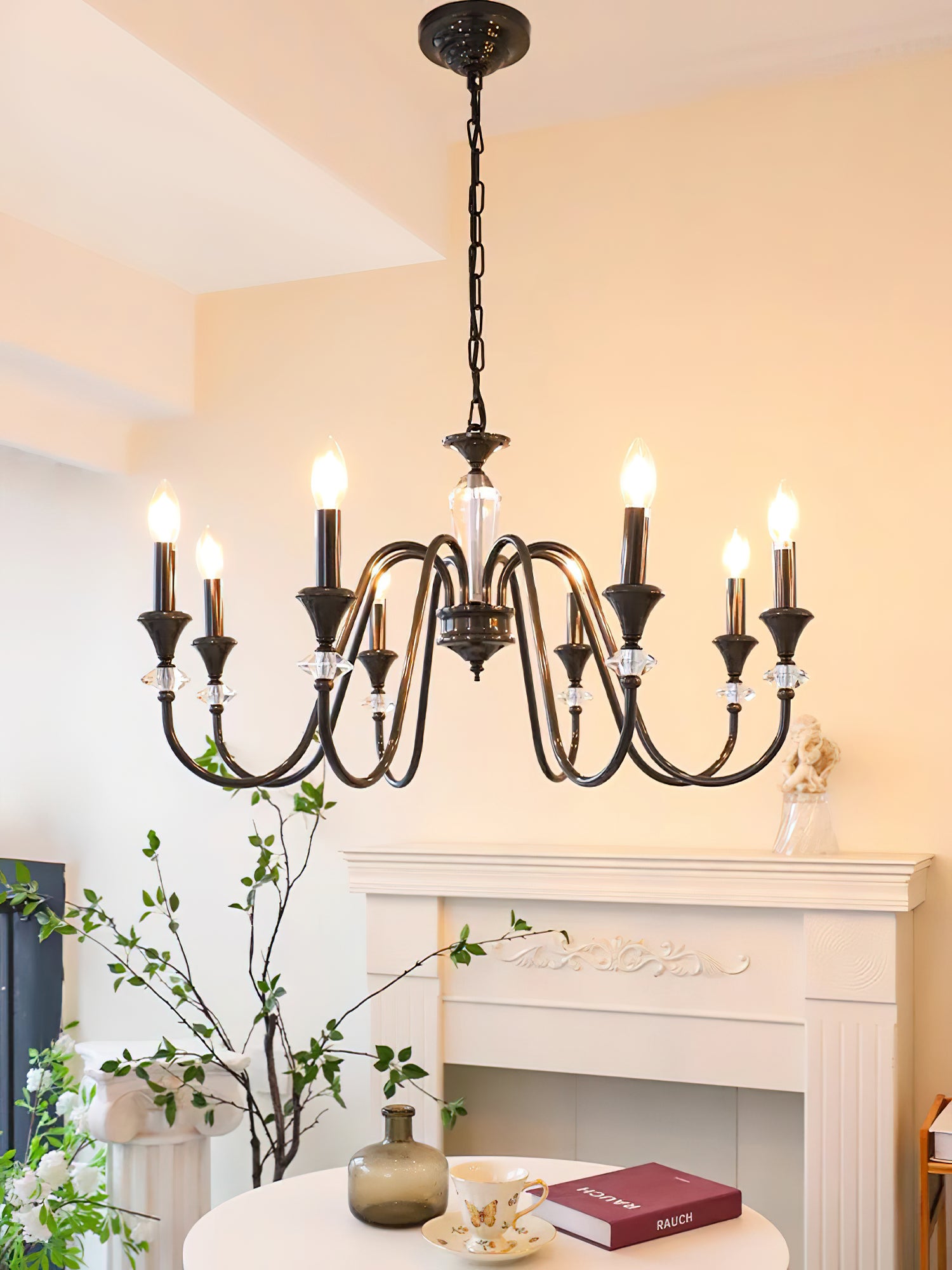 Noir Candelabra Chandelier - Cueteks