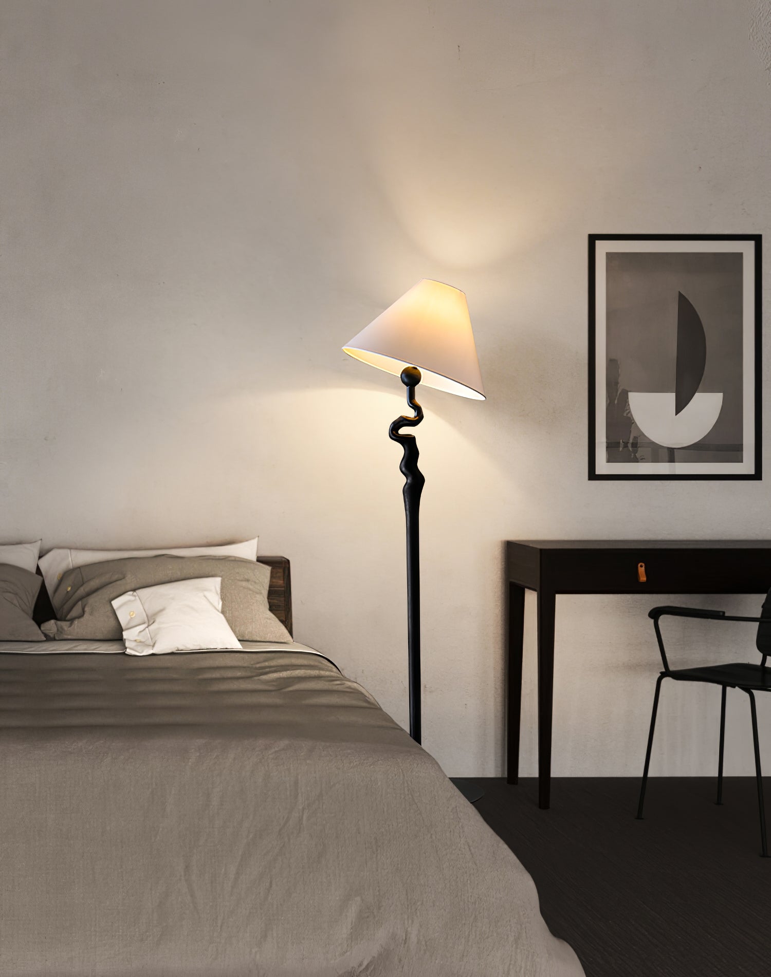 Serpentine Twist Floor Lamp - Cueteks