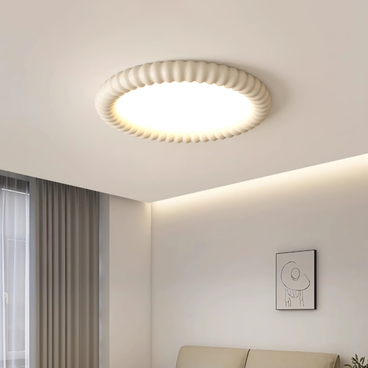 Ripple Halo Ceiling Light - Cueteks