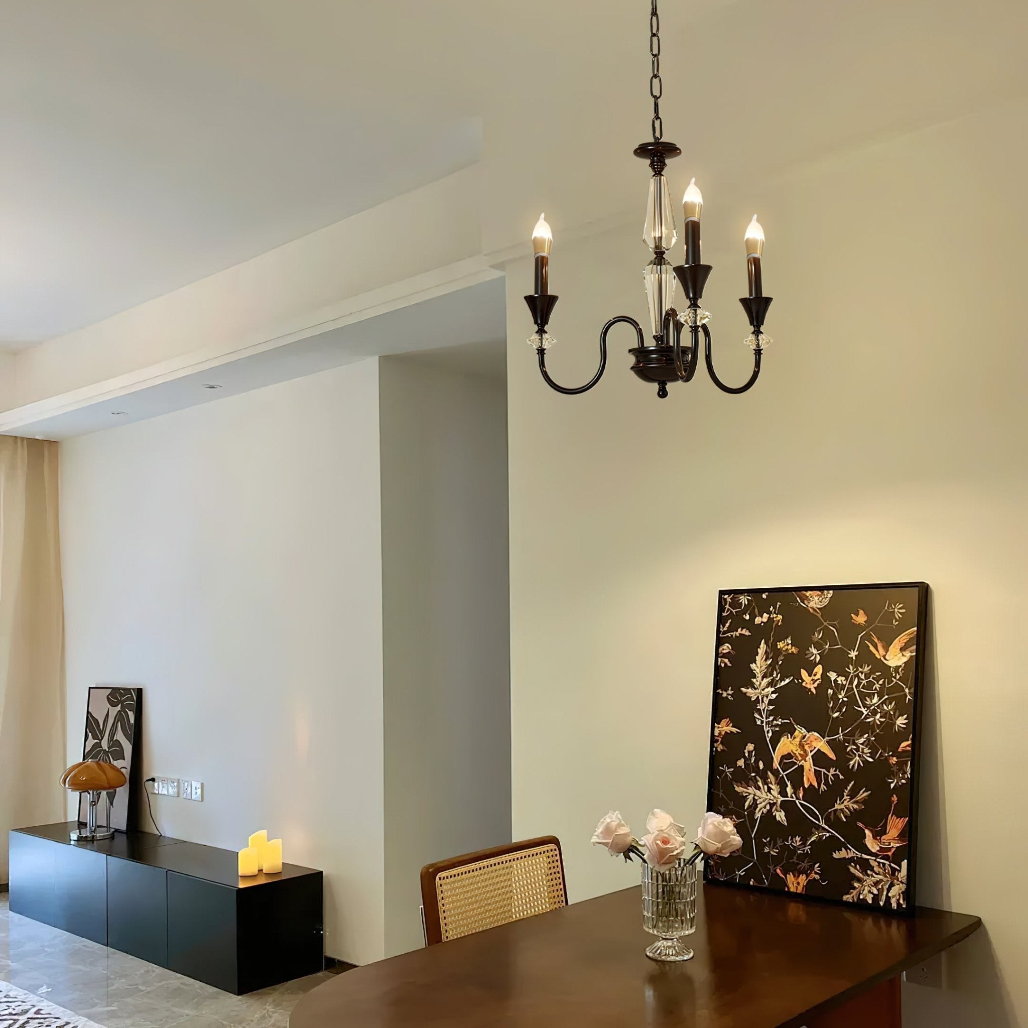 Noir Candelabra Chandelier - Cueteks