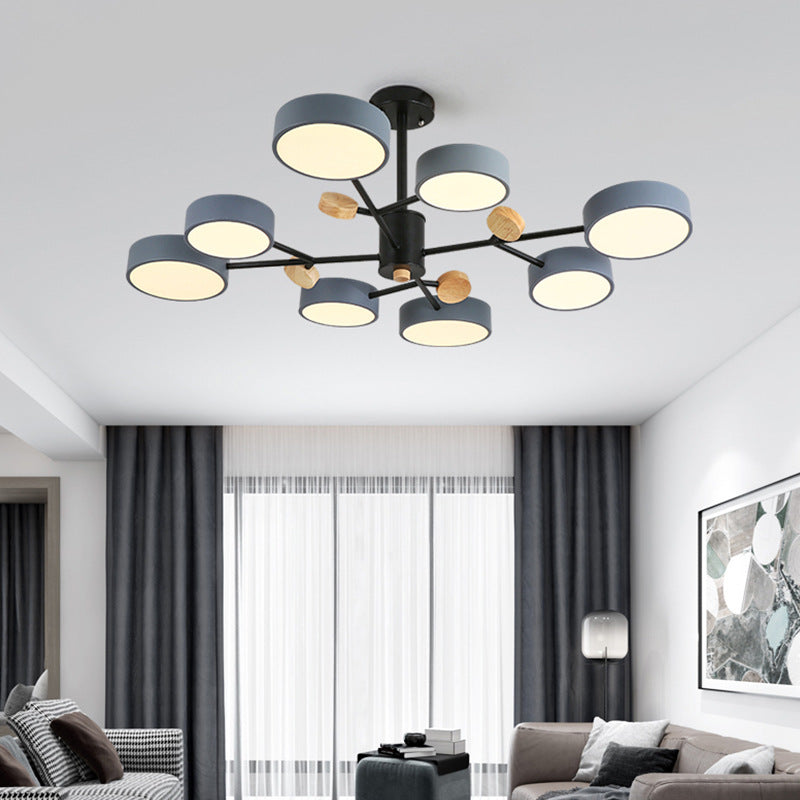 Contemporary Acrylic LED Hanging Pendant Light - Cueteks