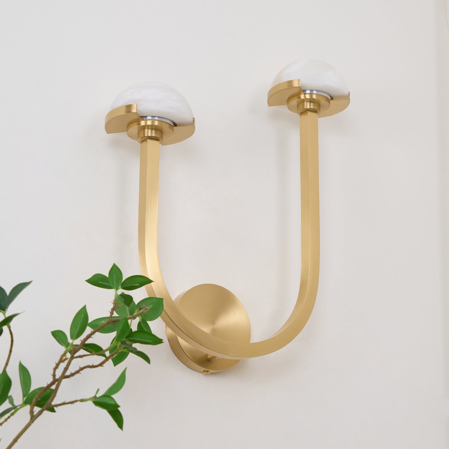 Mushroom Alabaster Wall Lamp - Cueteks