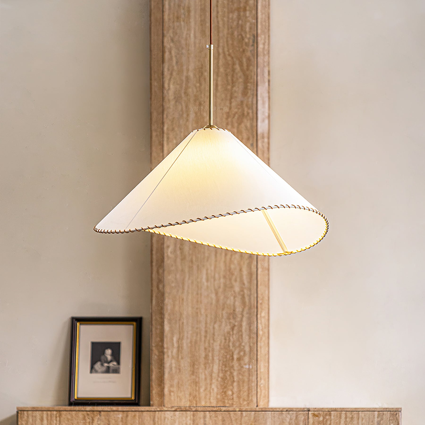 Twisted Shade Pendant Lamp - Cueteks