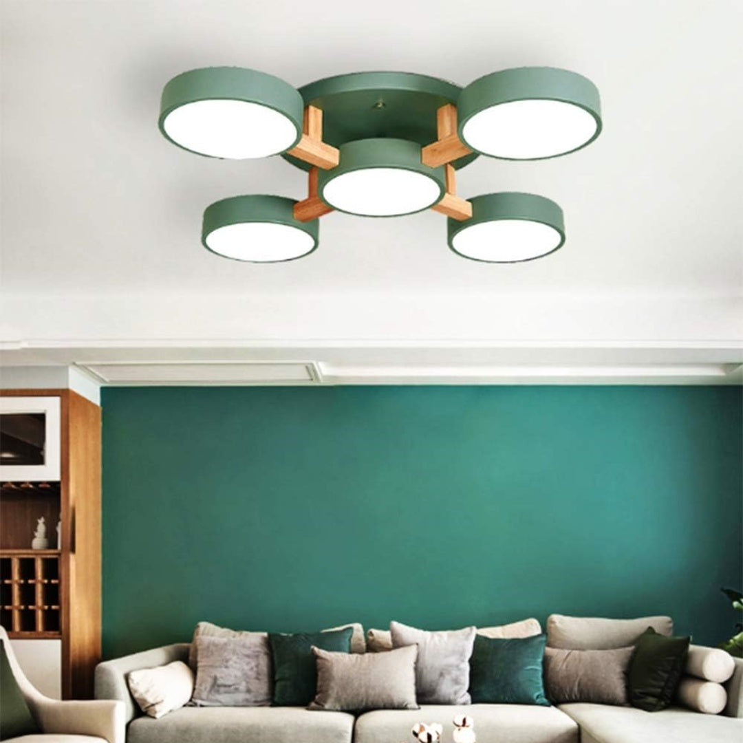 Contemporary Acrylic Multi-Heads Ceiling Light - Cueteks
