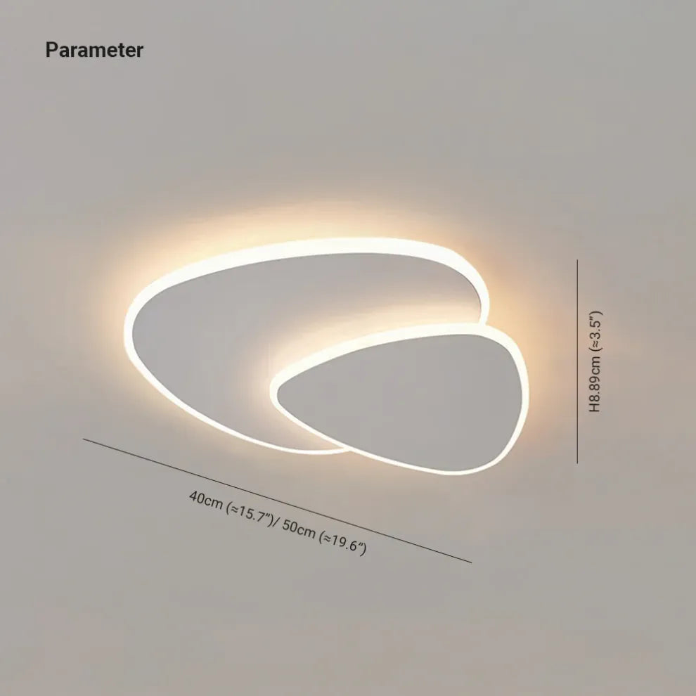 Nordic Geometry LED Acrylic Ceiling Light - Cueteks