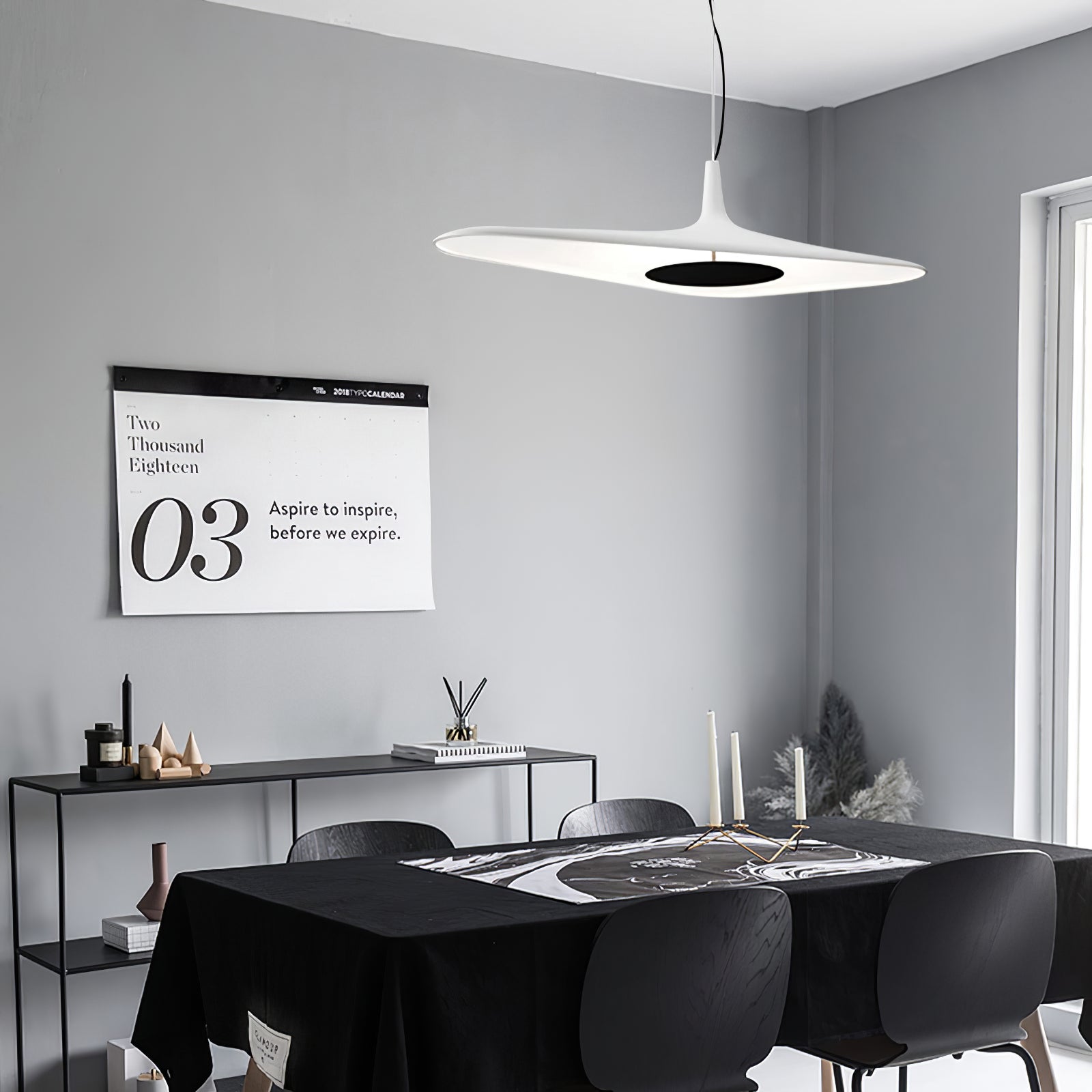 Soleil Noir Pendant Lamp - Cueteks