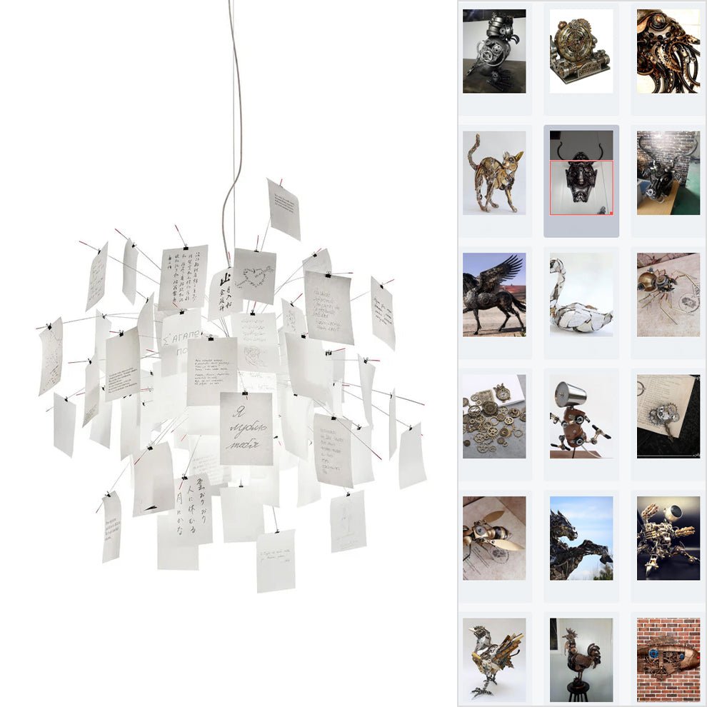 Paper Chandelier - Cueteks