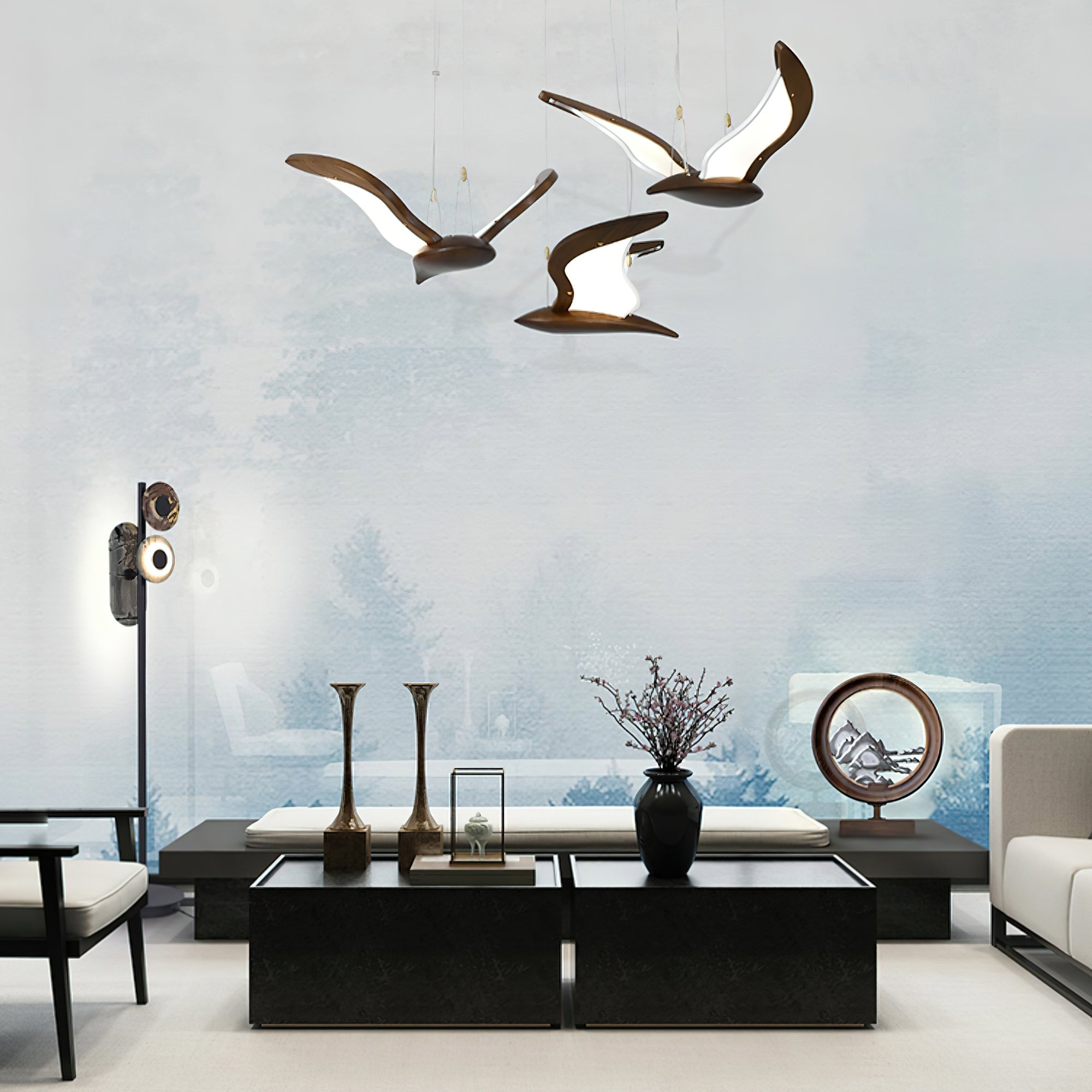 Warbler Chandelier - Cueteks
