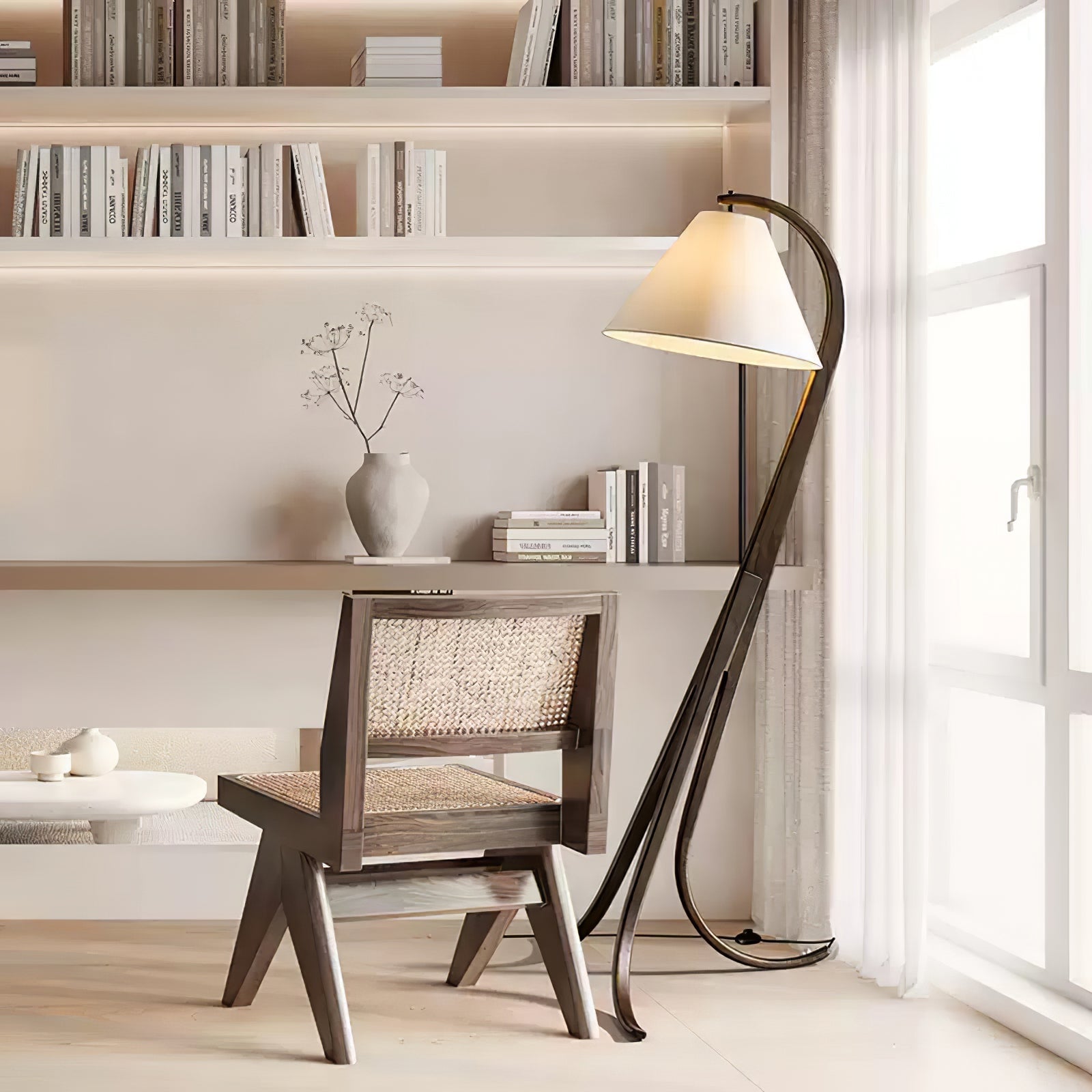 Arcwood Floor Lamp - Cueteks