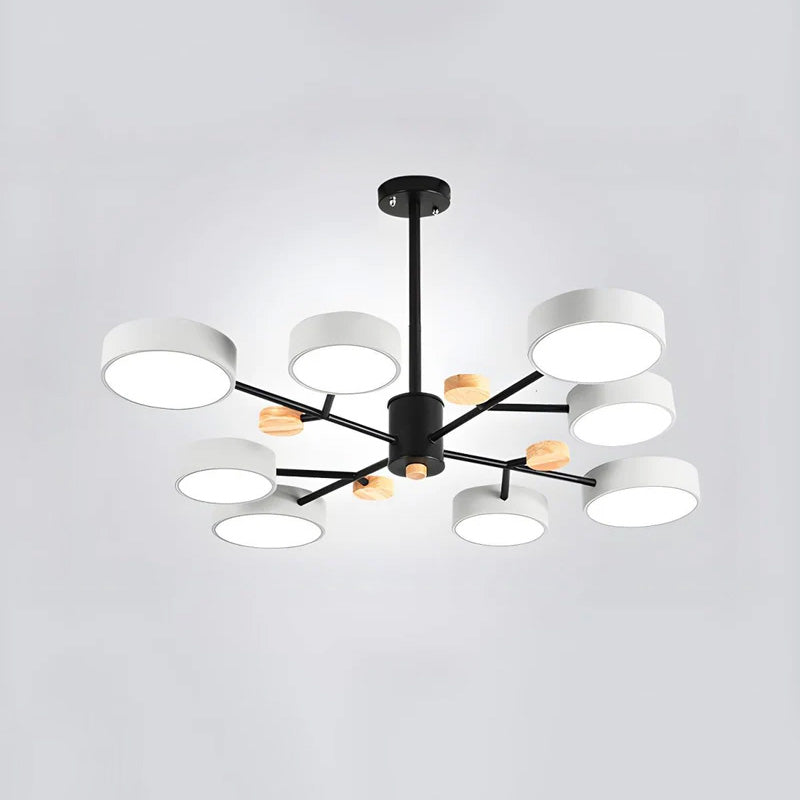 Contemporary Acrylic LED Hanging Pendant Light - Cueteks