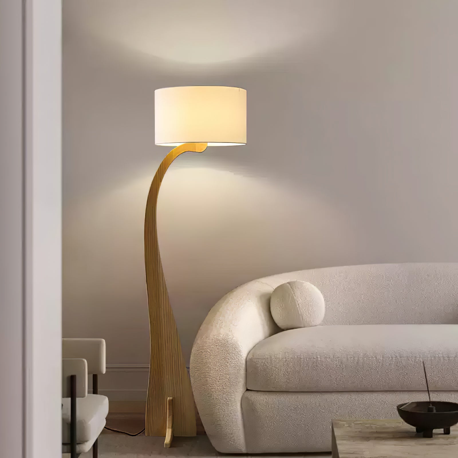 Bow Curve Floor Lamp - Cueteks