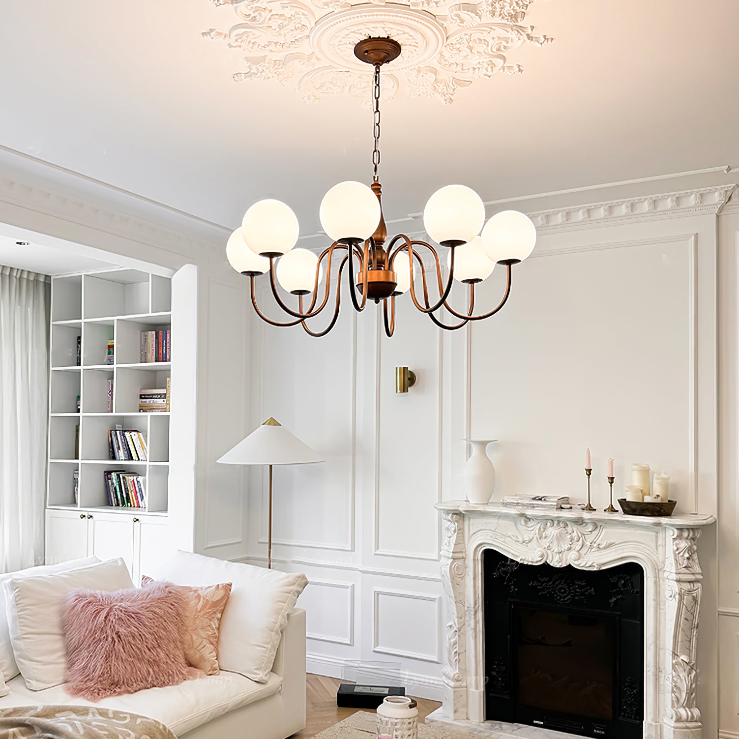 Grove Balls Chandelier - Cueteks