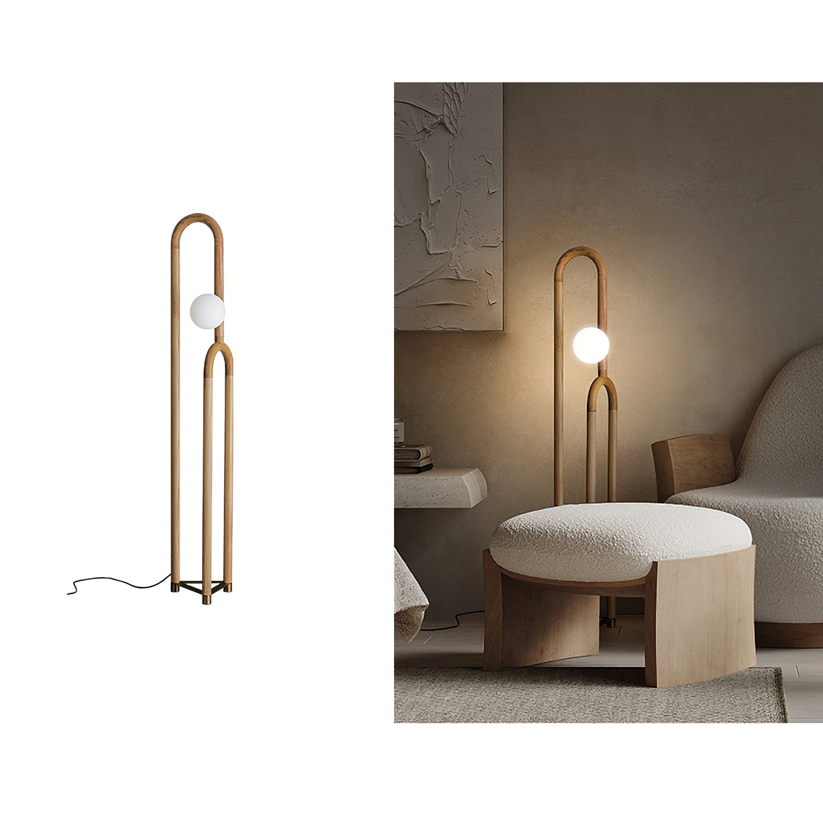 Arc N Floor Lamp - Cueteks
