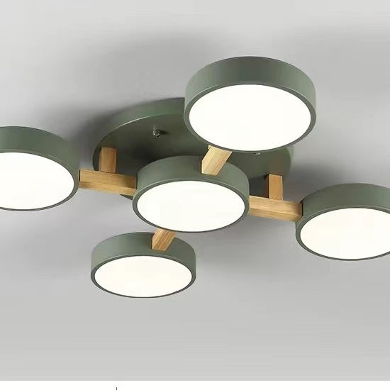 Contemporary Acrylic Multi-Heads Ceiling Light - Cueteks