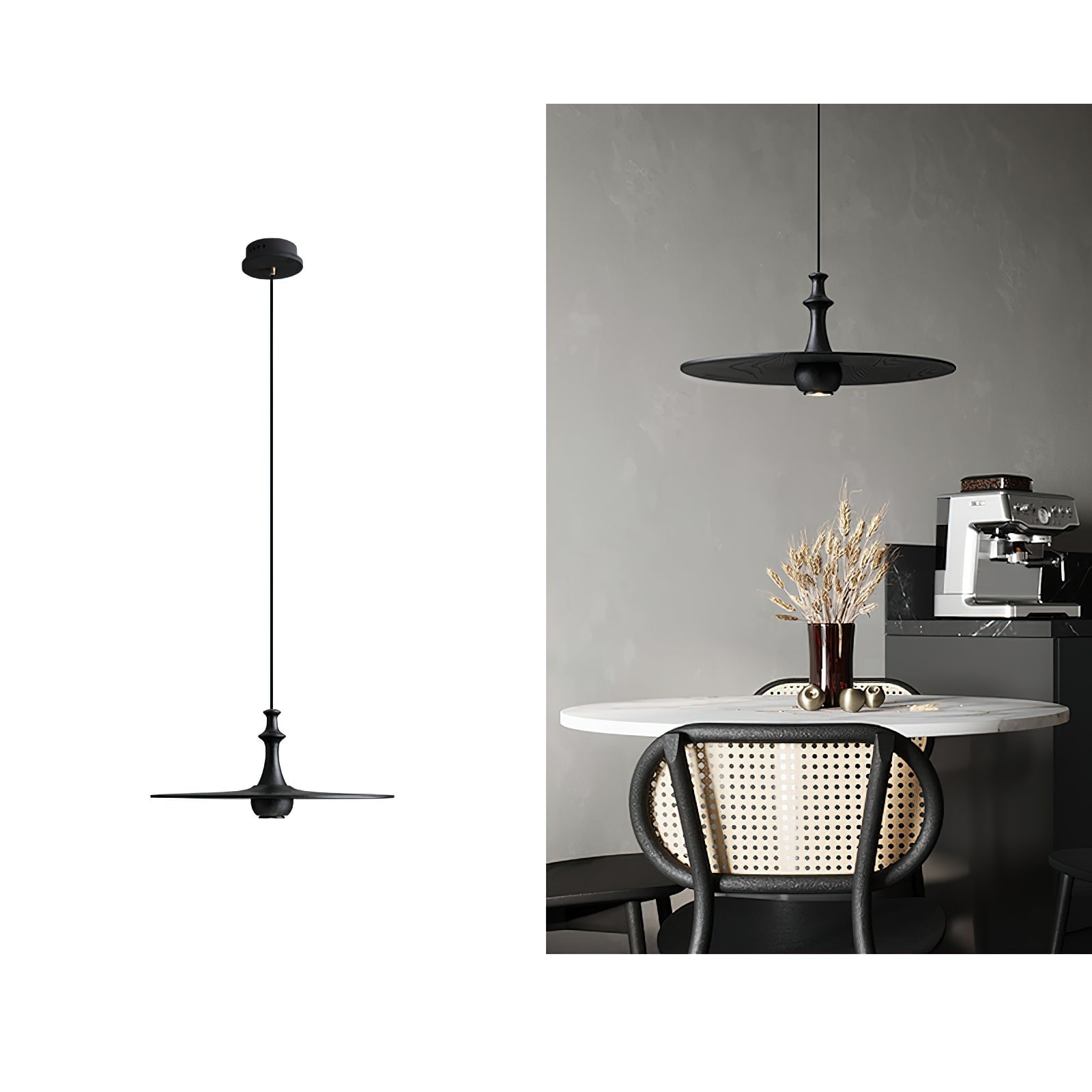 Spindle Disc Pendant Lamp - Cueteks