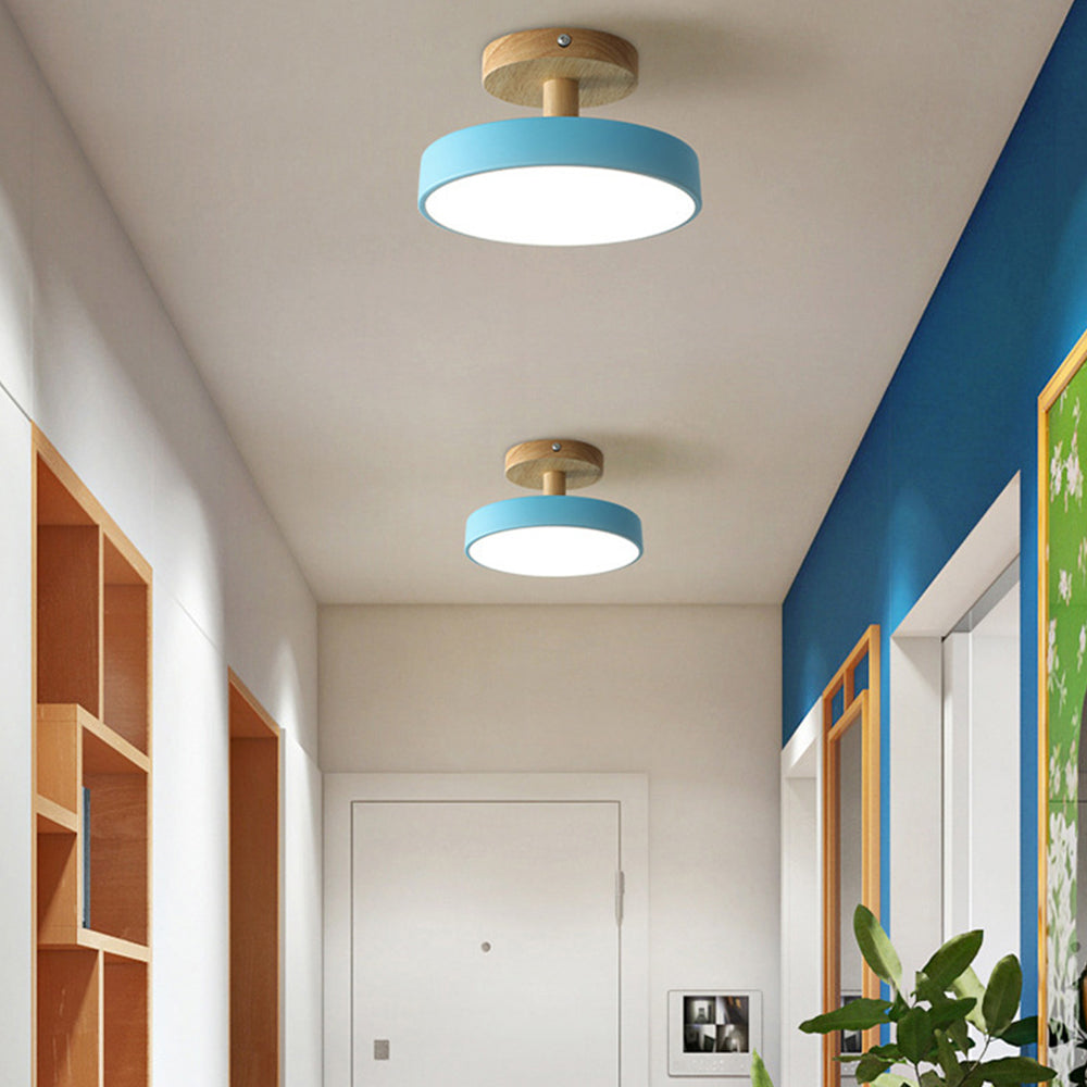 Colorful Round Flush Mount Ceiling Light - Cueteks