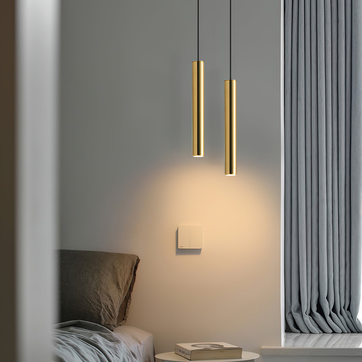 Streamline Cylinder Pendant Lamp - Cueteks