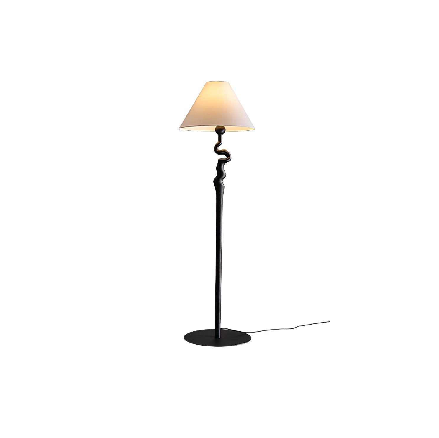 Serpentine Twist Floor Lamp - Cueteks