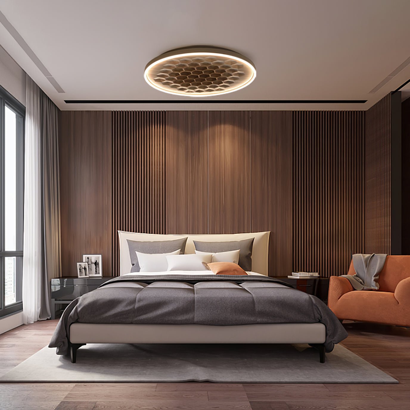 Heartwood Ceiling Lamp - Cueteks
