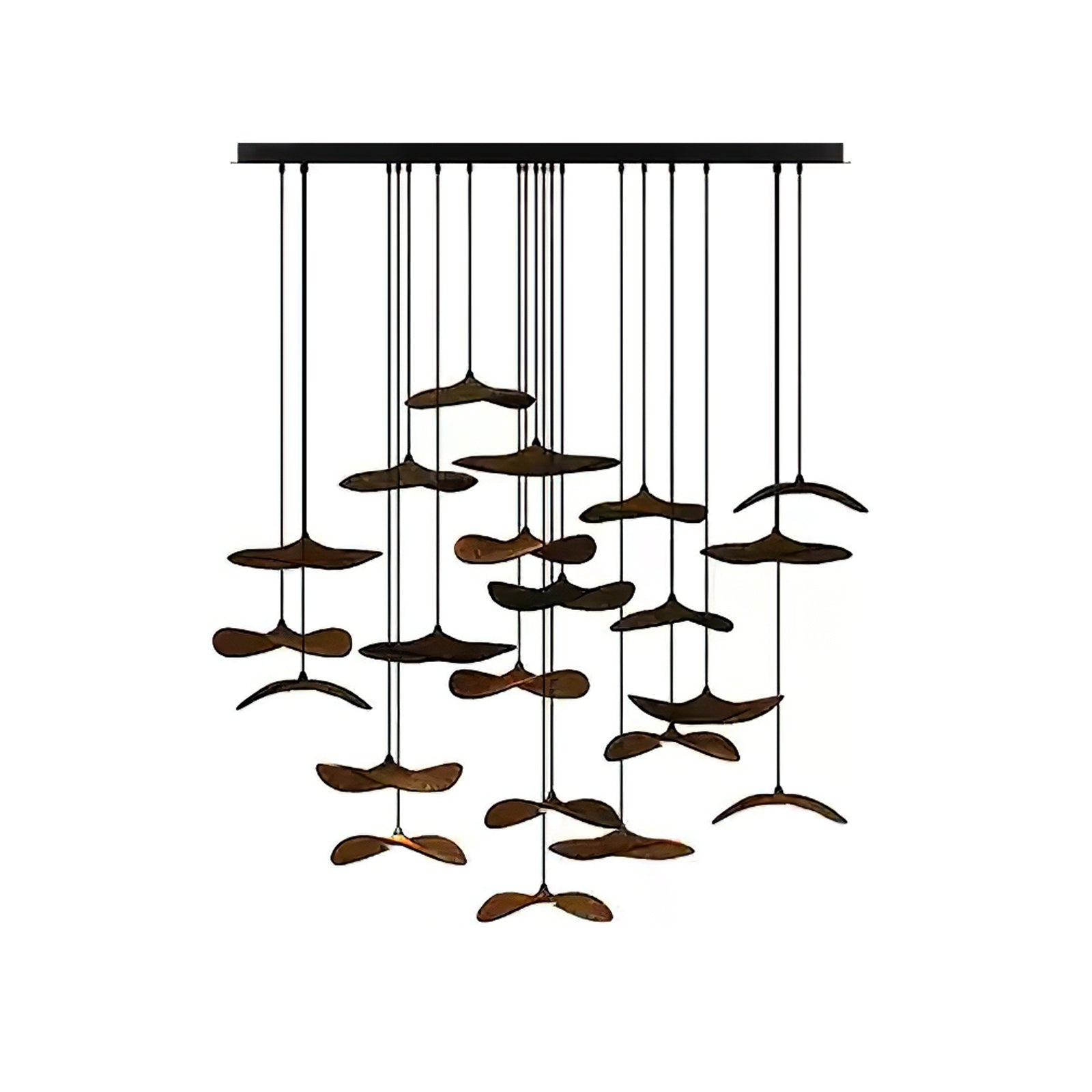 Empty Leaf Chandelier - Cueteks