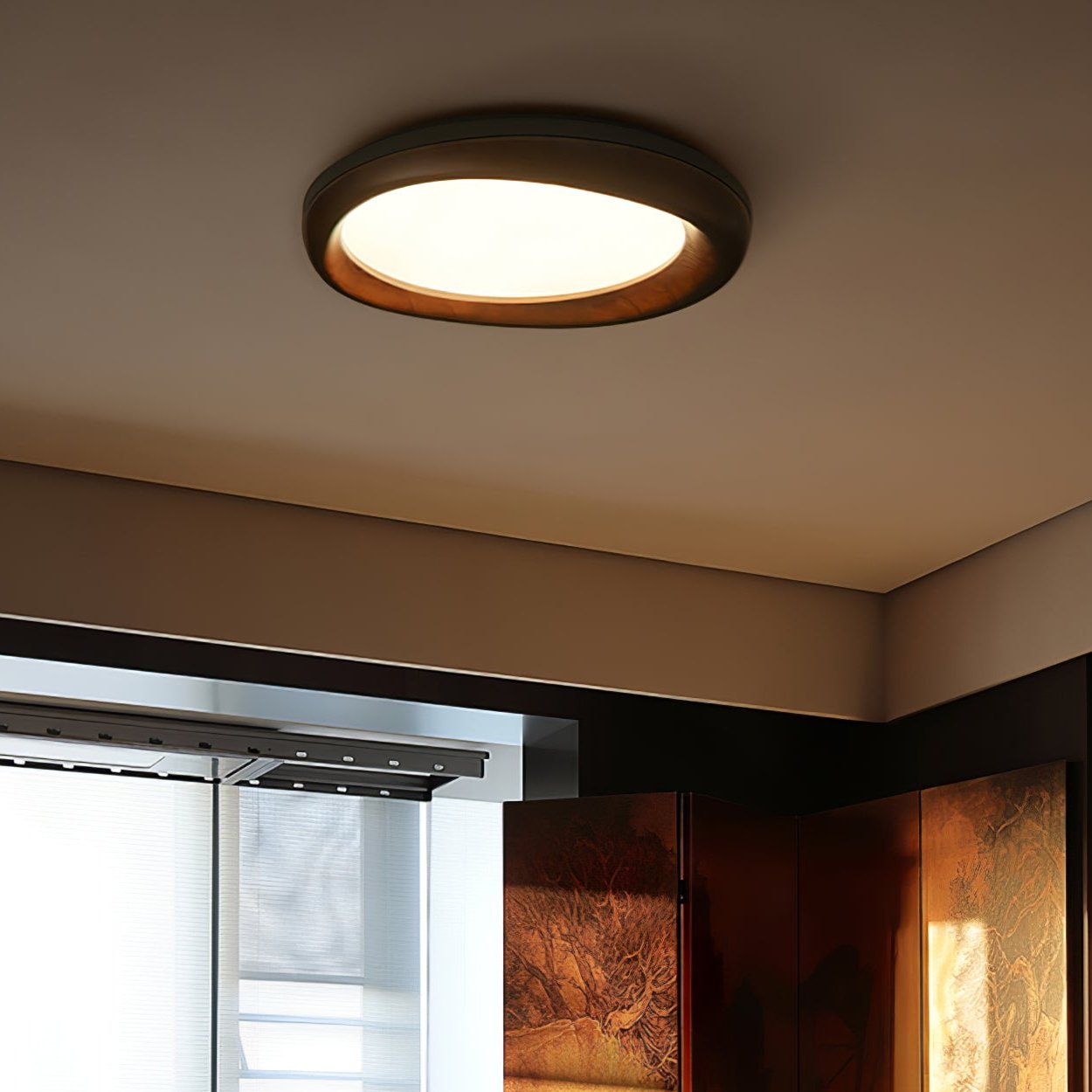 Zenova Wood Ceiling Light - Cueteks