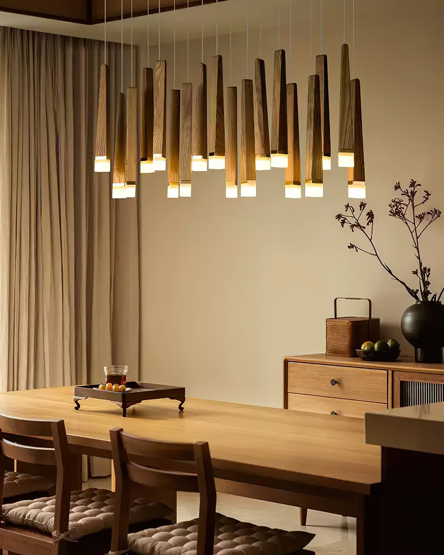Firewood Stick Chandelier - Cueteks