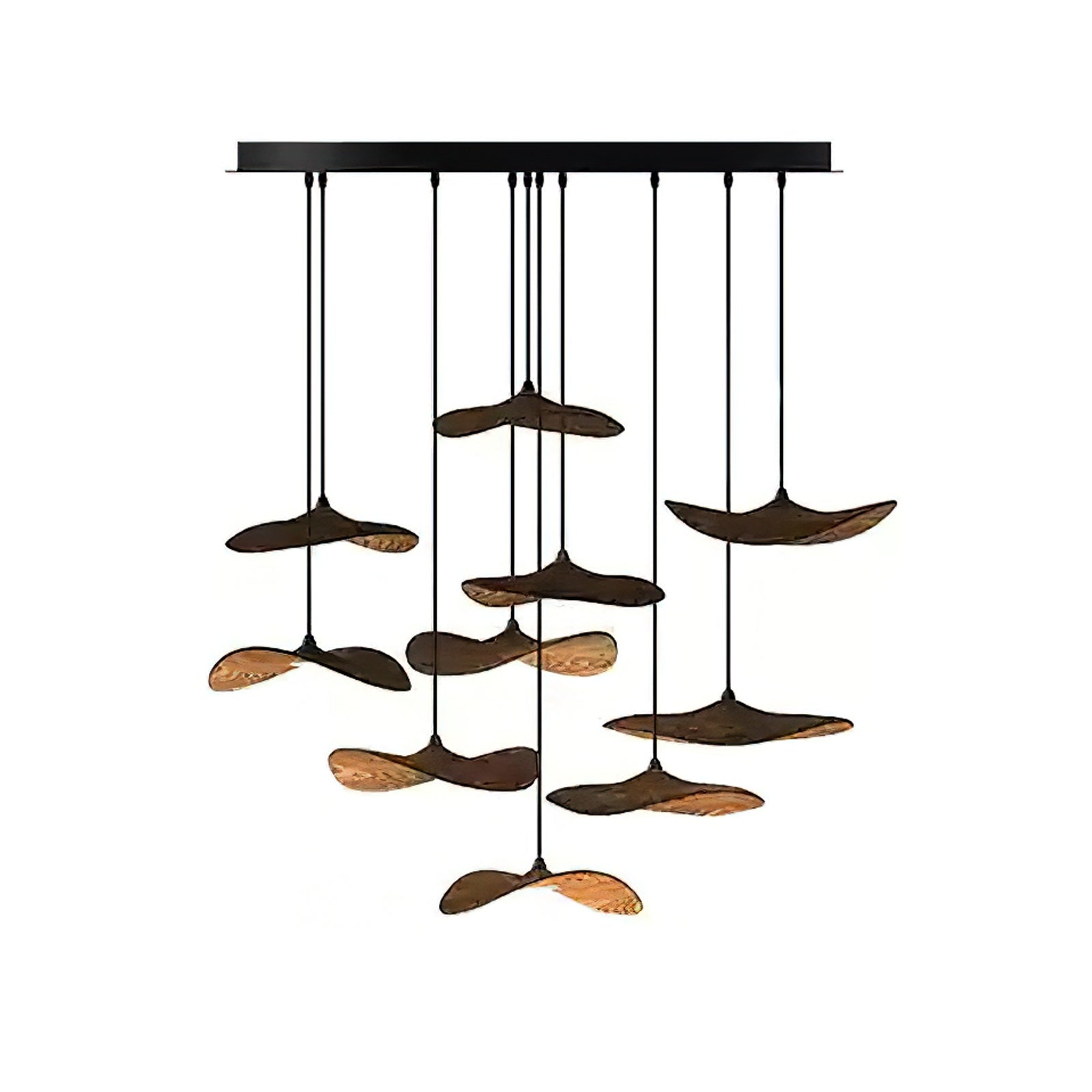 Empty Leaf Chandelier - Cueteks