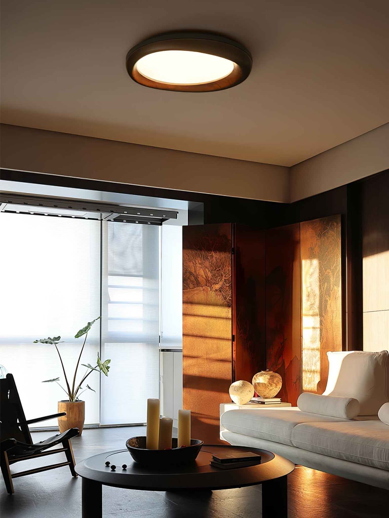 Zenova Wood Ceiling Light - Cueteks