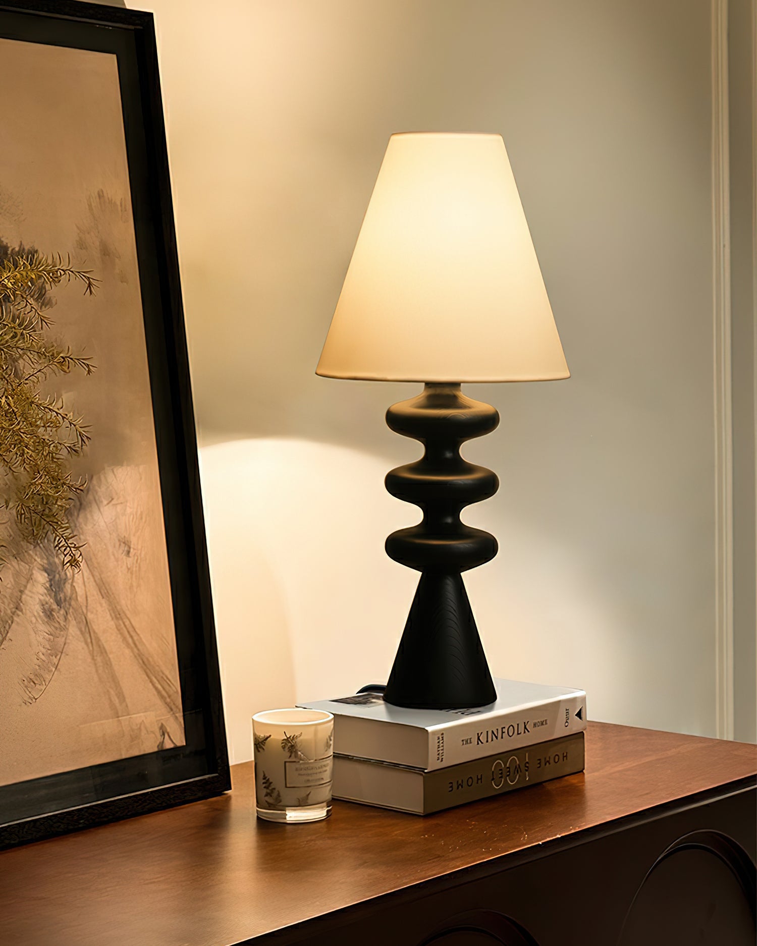 Ripple Wood Table Lamp - Cueteks
