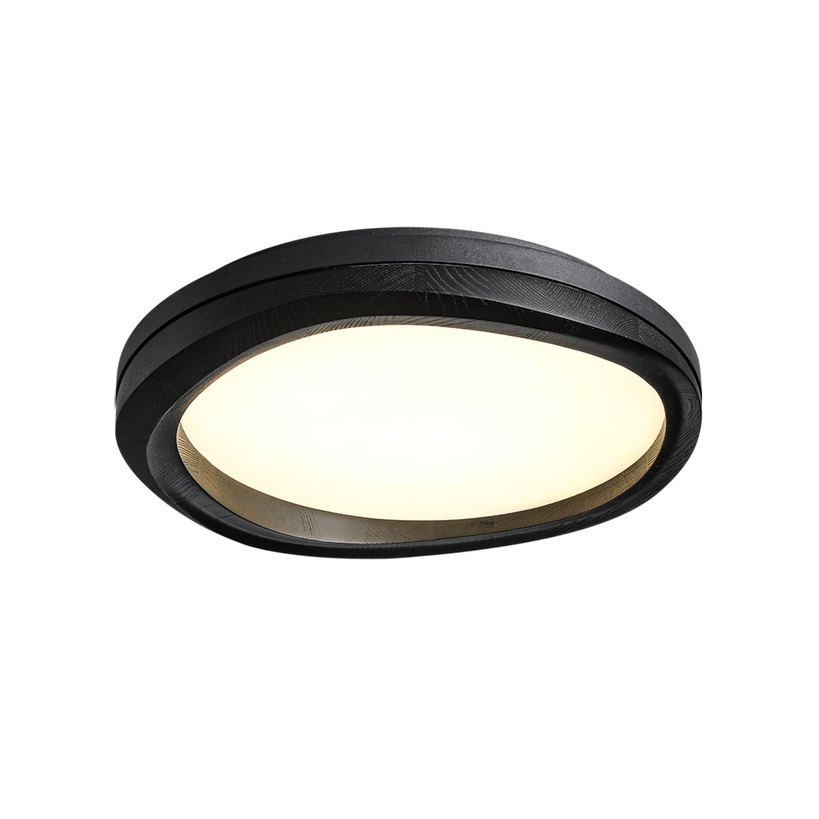 Timber Round Wood Ceiling Lamp - Cueteks
