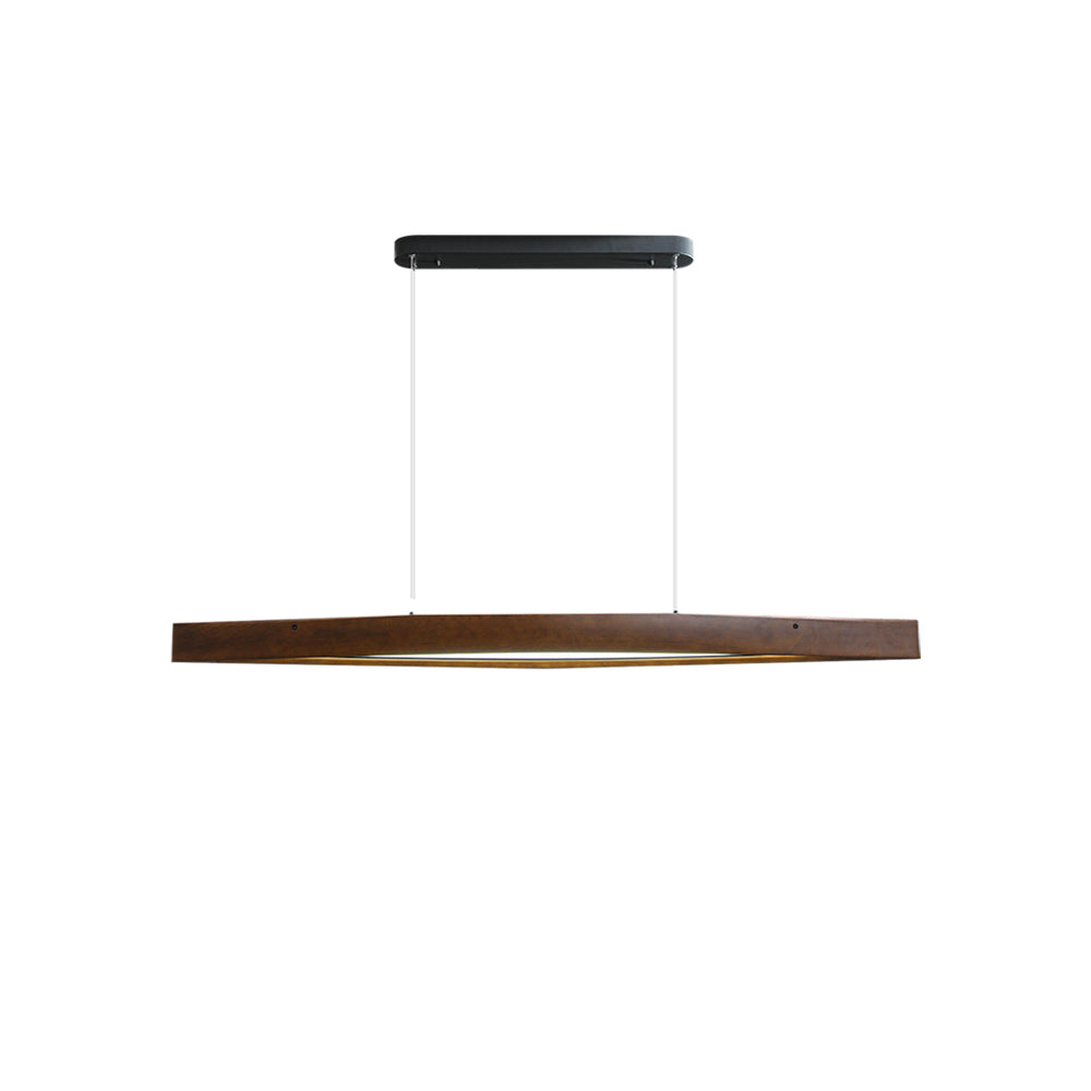 Horizon Linear Wood Pendant Lamp - Cueteks