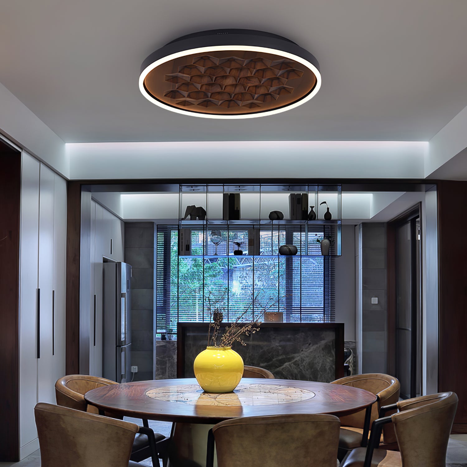 Heartwood Ceiling Lamp - Cueteks