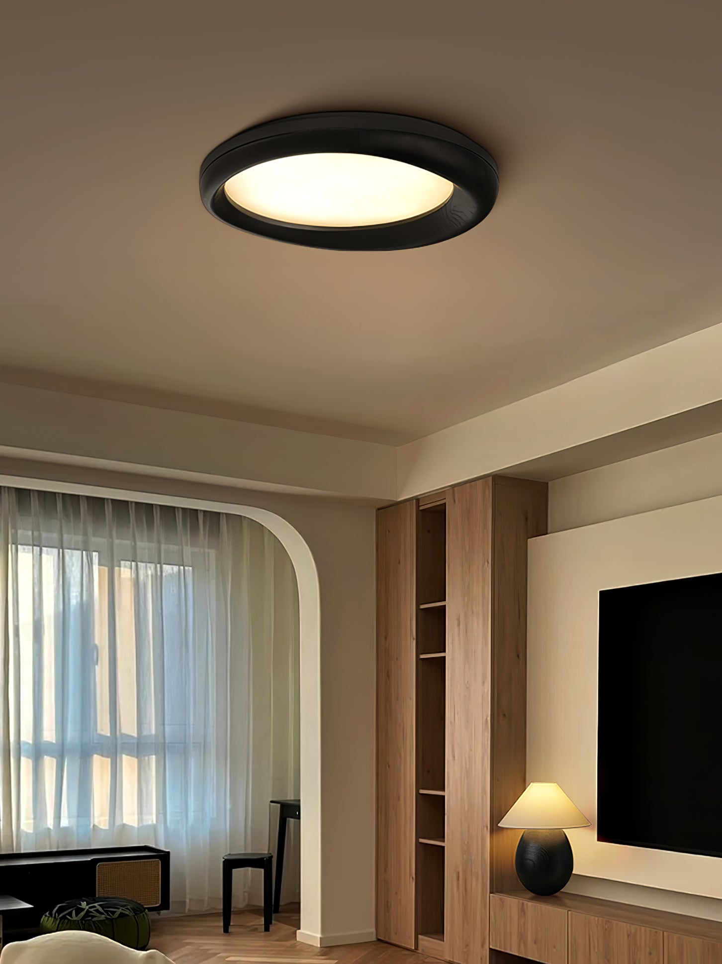 Zenova Wood Ceiling Light - Cueteks