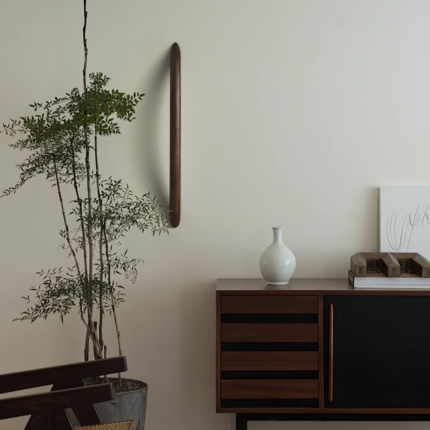 Linea Wood Wall Light - Cueteks