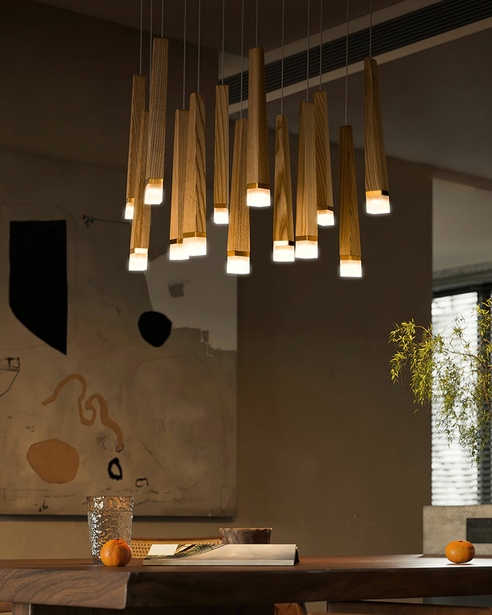 Firewood Stick Chandelier - Cueteks